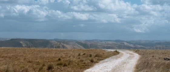 Dry landscape in Sumba Indonesia - July 2019