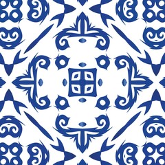 Antique portuguese azulejo ceramic.