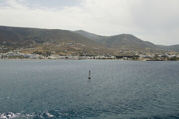 town on the island in Greece, Europe