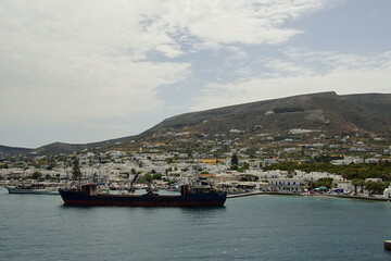 town on the island in Greece, Europe