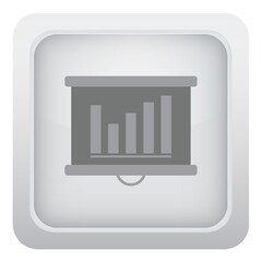 bar diagram on projection screen