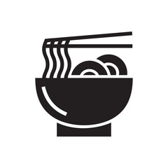 Noodle icon vector illustration.