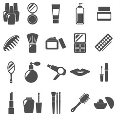 collection of beauty icons