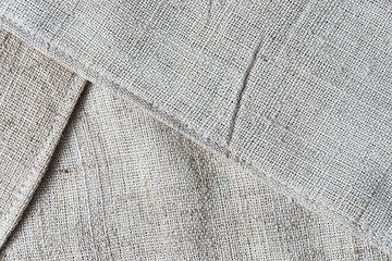 Natural thick fabric is used as napkins, storage bags.