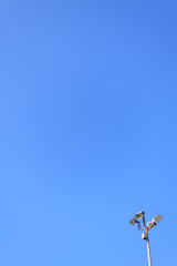 wind turbine in the sky