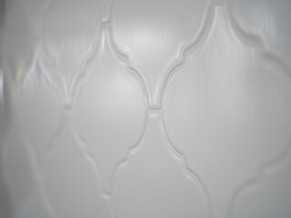 Background image of decorative modern brick on white color walls