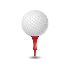 golf ball on tee
