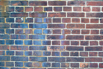 歴史を感じる煉瓦塀