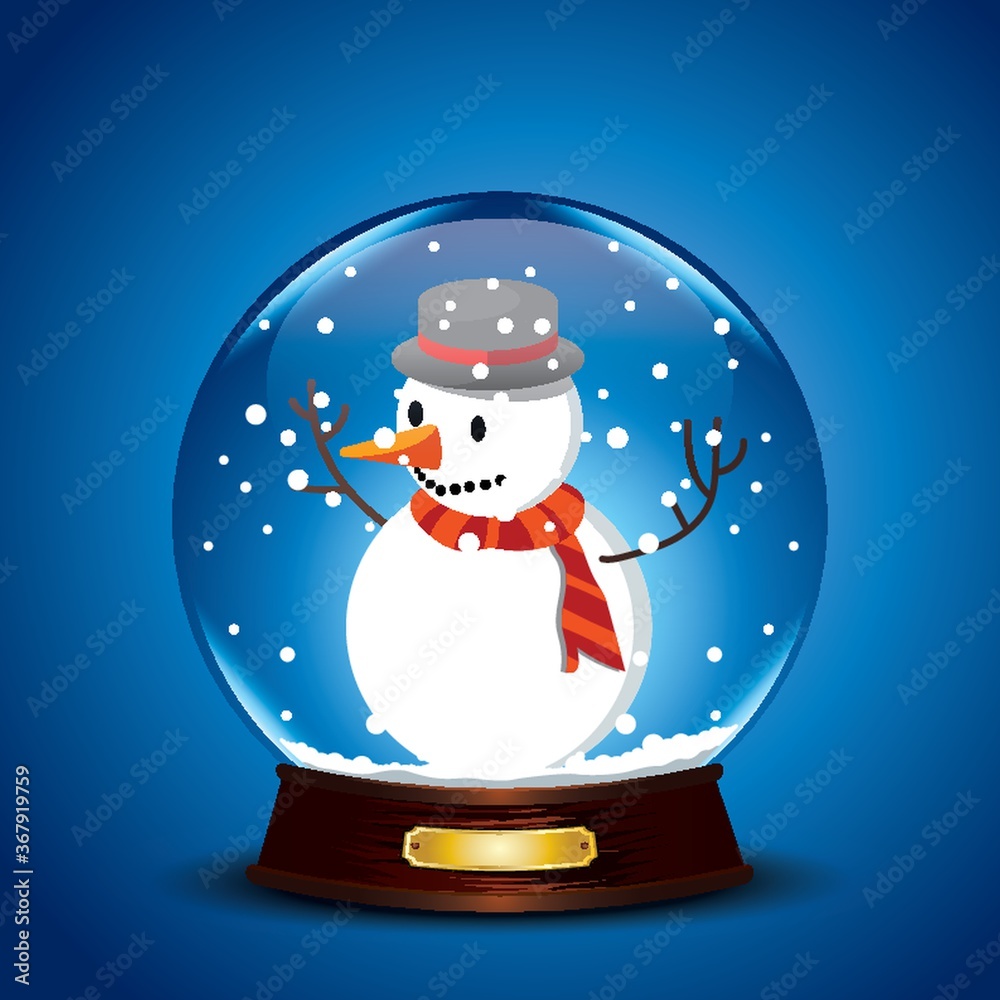 Poster snowman