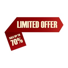 limited offer label