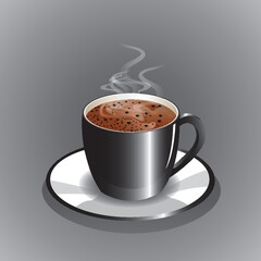 cup of coffee and saucer
