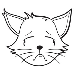 crying cat