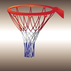 Fototapeta na wymiar basketball basket