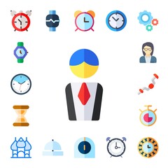 Fototapeta premium clock icon set