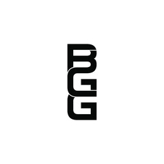 bgg letter original monogram logo design
