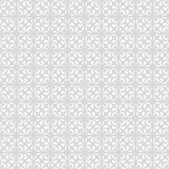 Background pattern. Simple wallpaper texture. Seamless floral patterns Gray and white tones. Perfect for fabrics, covers, patterns, posters, interior designs or wallpapers