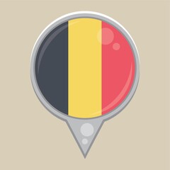Fototapeta premium belgium flag