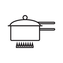 cooking pot on stove