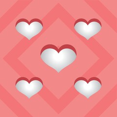 love hearts background