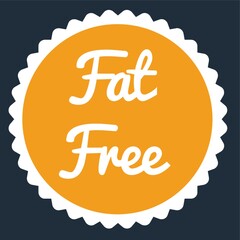 fat free sticker