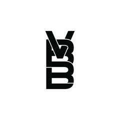 vbb letter original monogram logo design
