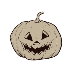 halloween carved pumpkin