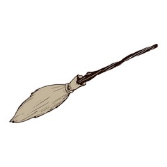 Obraz premium broomstick