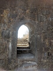 Fototapeta na wymiar old stone stairs