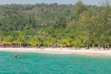 The coast at Koh Rong Island, Cambodia