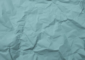 Crumpled blue color background texture