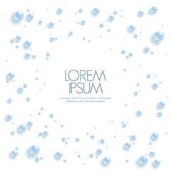 water bubbles poster