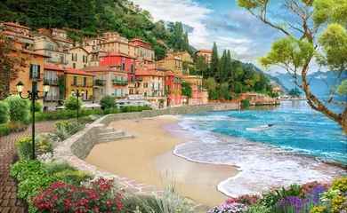 Acrylic prints Mediterranean Europe view of the city of kotor montenegro