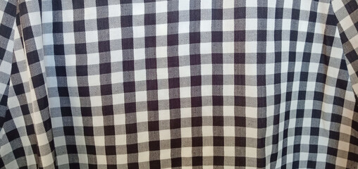 The texture of the Scottish pattern fabric