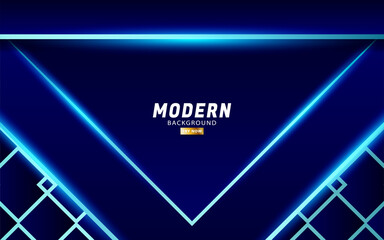 modern premium blue abstract geometric shape background banner with blue line, vector illustration.