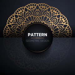 luxury ornamental mandala design background