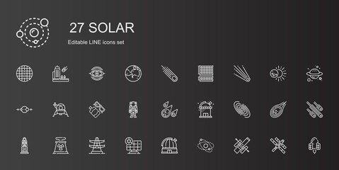 solar icons set © NinjaStudio