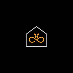 Modern and professional design for bee house logo #1