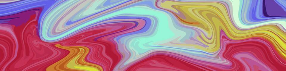 Abstract Color flow gradient background. Liquid marble art texture. Flow inks in water style