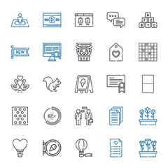 template icons set