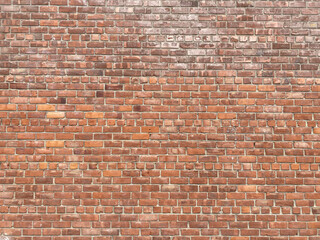 Old wall with brown bricks