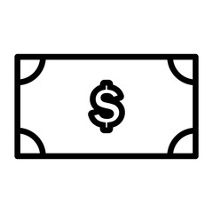 Paper money icon