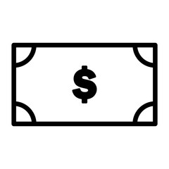 Paper money icon