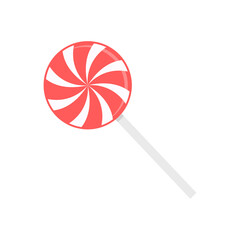 Candy flat, sweets icon, vector illustration isolated on white background