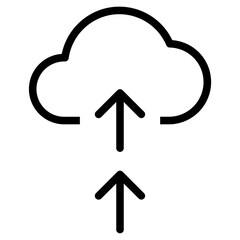 Upload cloud icon