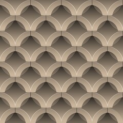 Obraz premium Abstract 3D seamless pattern