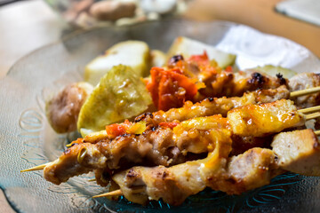food, delicious, taichan, meal, healthy, plate, dish, fresh, sate, gourmet, lunch, vegetable, satay chicken, satay taichan, taichan satay, sate taichan, tasty, indonesian, chicken, dinner, cuisine, in