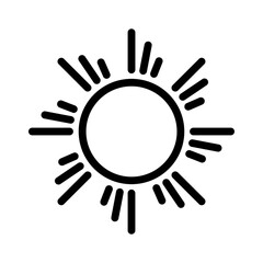 Sun light icon