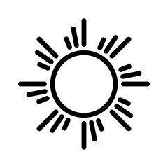 Sun light icon
