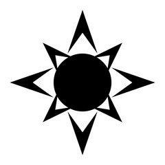Sun light icon