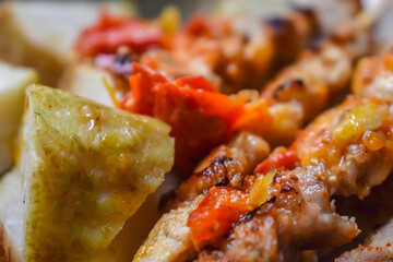 food, delicious, taichan, meal, healthy, plate, dish, fresh, sate, gourmet, lunch, vegetable, satay chicken, satay taichan, taichan satay, sate taichan, tasty, indonesian, chicken, dinner, cuisine, in